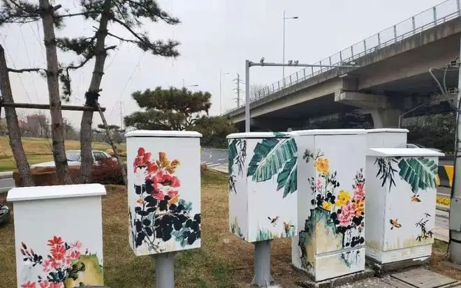 街頭配電箱變身“藝術(shù)品”，成為一道靚麗風(fēng)景線